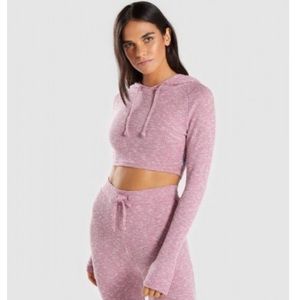 GYMSHARK Slounge Cropped Hoodie